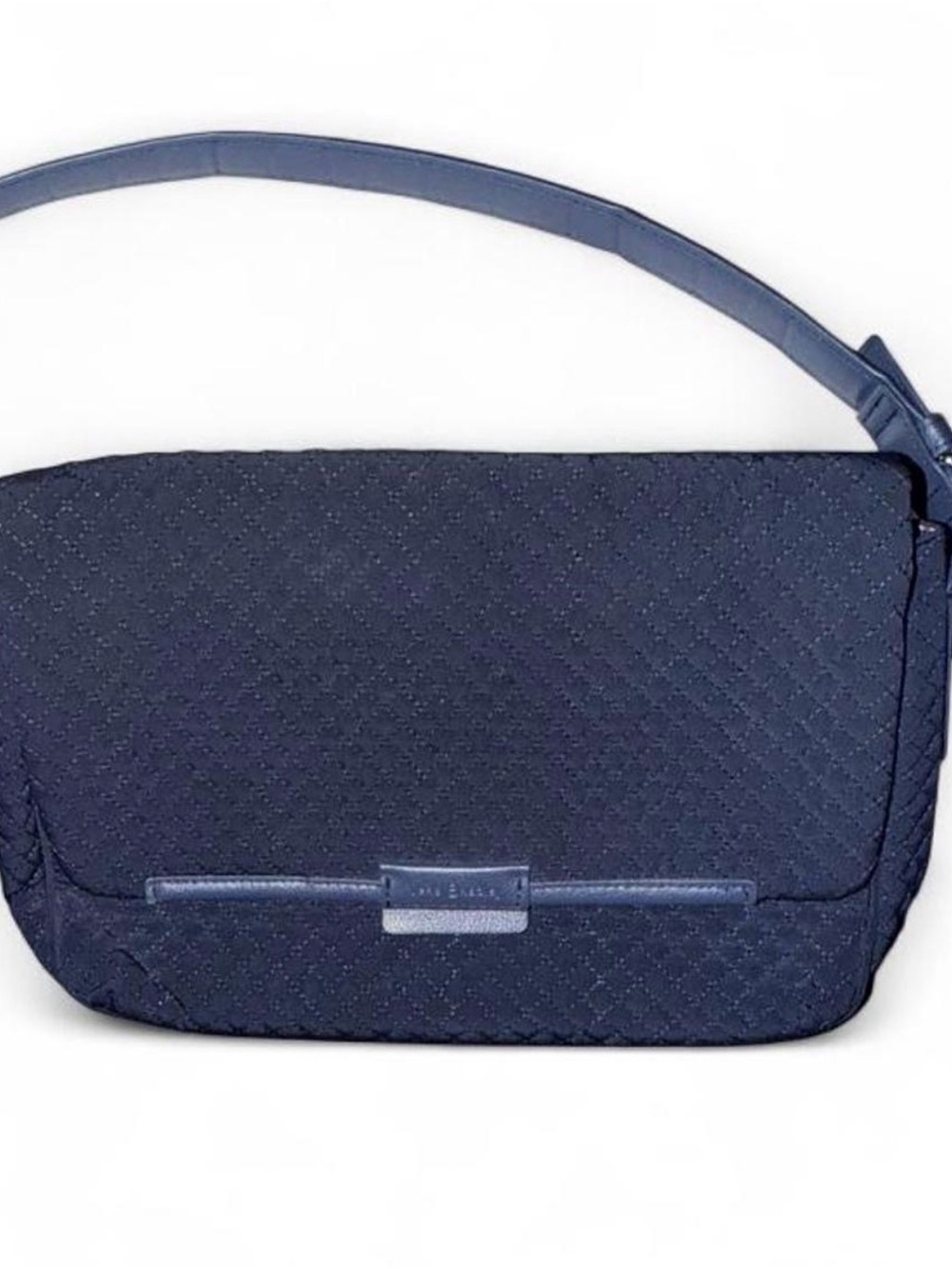 Vera Bradley Quilted Navy Shoulder Bag